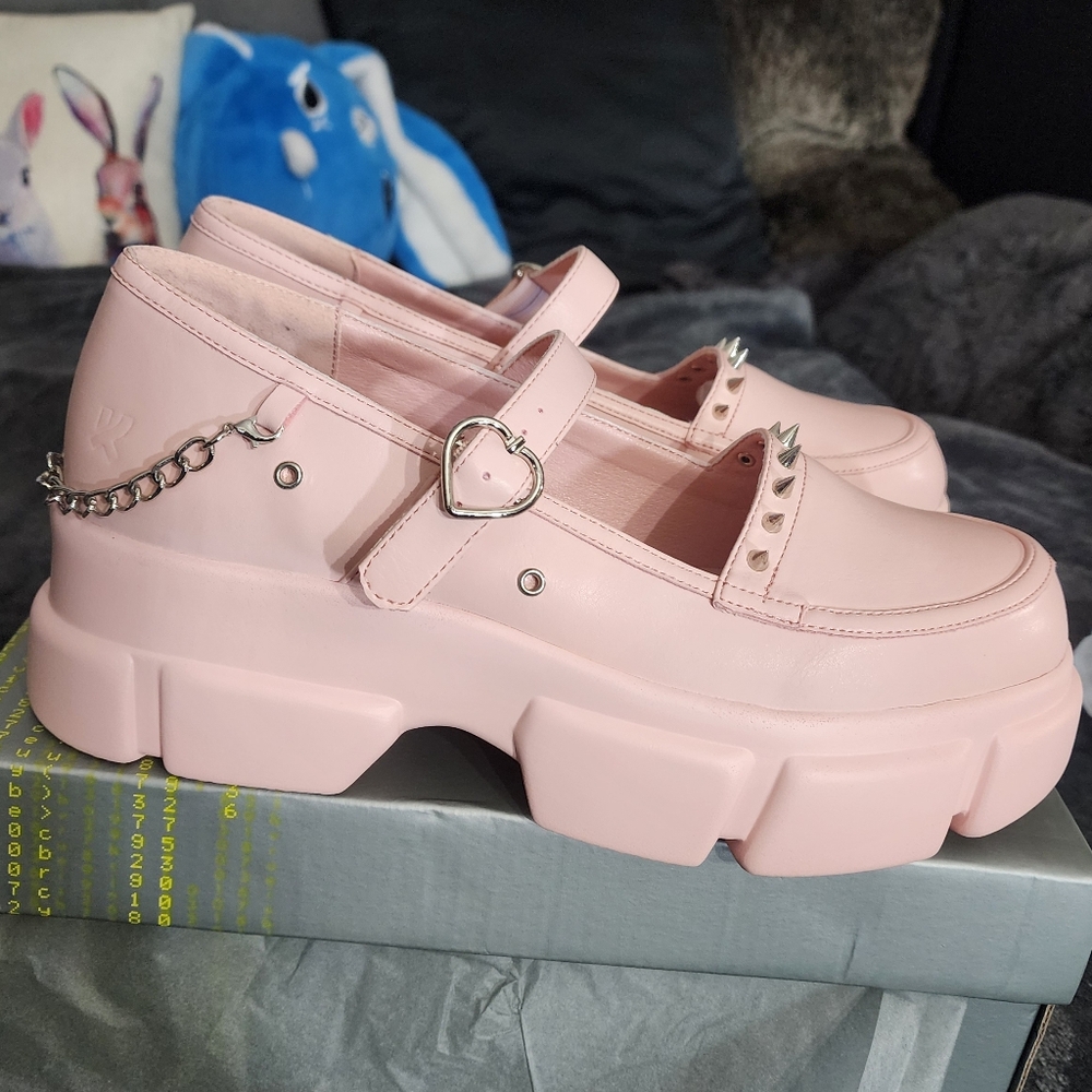 KOI Footwear Dolls Kill Cloud Mist Chunky Shoes